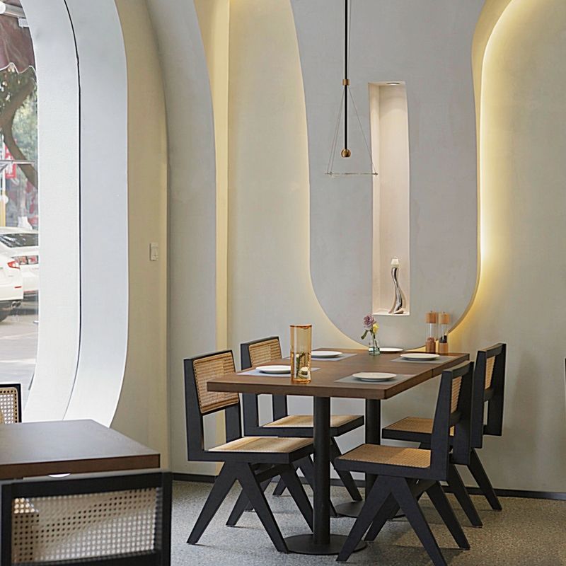 Traditional Wood Dining Side Chair Armless Cane Back Dining Chair (Set of 2) Clearhalo ' kitchen&dining_furn' 'Dining Chairs' 'Dining Tables & Seating' 'dining_chair' 'furn' 'furn_dining_chair' 'Furniture' 'furniture_dining_chair' 'Kitchen & Dining Furniture' 'kitchen' 1200x1200_9d2f2fd2-64f6-4fa6-83f0-7efbc67f96da