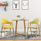 Contemporary Style Chairs Kitchen Open Back Arm Chair with Wooden Legs Clearhalo 'Dining Chairs' 'Dining Tables & Seating' 'dining_chair' 'Furniture' 'furniture_dining_chair' 'Kitchen & Dining Furniture' 1200x1200_9d3420e7-a870-44ad-9984-6d10df24677a