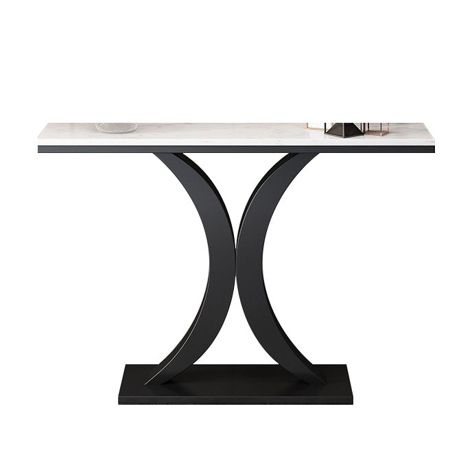 31.5" Tall Console Table 1-shelf Stain Resistant Accent Table for Hall Clearhalo 'Console Tables' 'console_tables' 'Entry & Mudroom Furniture' 'furn' 'furn_console_tables' 'Furniture' 1200x1200_9d37f2e1-c6a8-4513-9198-9d092ad1ea54