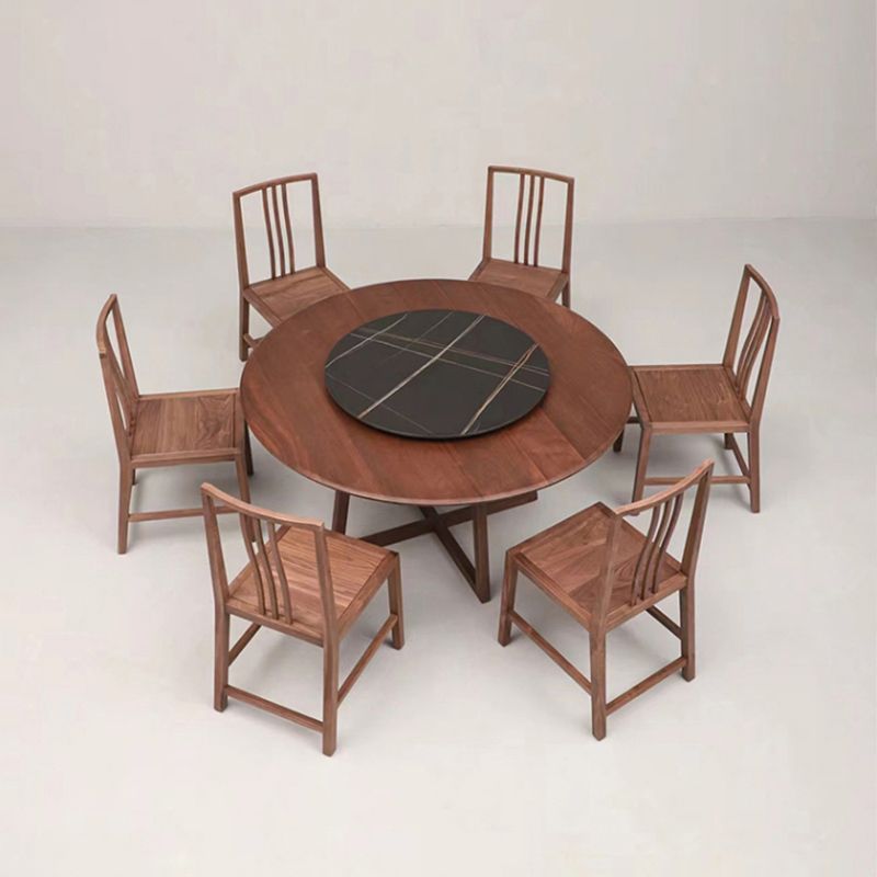 Dennenhout moderne eetgelegenheid met houten stoelen 1/2/5 pc's dinette set voor thuis