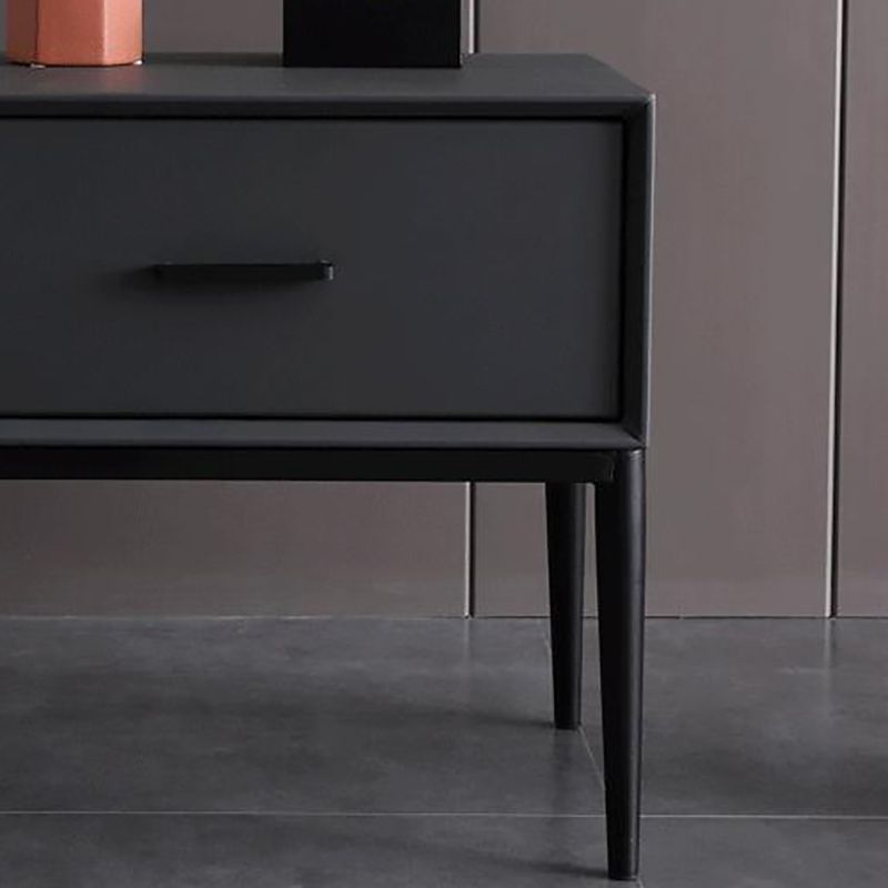 Comodino in legno in legno massiccio moderno comodino da tavolo con cassetto