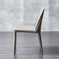 Minimalist Style Leather Dining Side Chair Solid Back Dining Chairs for Home