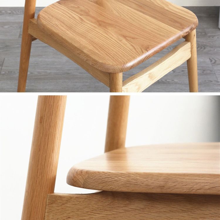 Contemporary Style Wood Dining Chair Stackable Ladder Back Arm Chair for Home Clearhalo ' kitchen&dining_furn' 'Dining Chairs' 'Dining Tables & Seating' 'dining_chair' 'furn' 'furn_dining_chair' 'Furniture' 'furniture_dining_chair' 'Kitchen & Dining Furniture' 'kitchen' 1200x1200_9d3a191d-b4aa-48b2-8c87-7378f77a4c5b