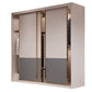 Modern Sliding Door Storage Cabinet Wooden Wardrobe Cabinet with Garment Rod Clearhalo 'Armoires & Wardrobes' 'armoires_wardrobes' 'Bedroom Furniture' 'furn' 'furn_armoires_wardrobes' 'Furniture' 1200x1200_9d3df971-5983-46f1-89fc-1d4219f086f0