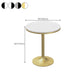 Glam Pub Table Round voetstuktafel voor binnen- en breekroom