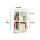 White Closed Back Bookshelf Manufactured Wood Bookcase for Living Room Clearhalo 'Bookcases' 'furn' 'furn_bookcases' 'Furniture' 'furniture_bookcases' 'Office Furniture' 1200x1200_9d41d54a-3070-4a2a-932f-b8a1ee3bc075