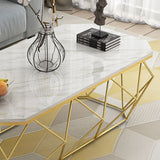 Tavolino in cornice rettangolo tavolo da cocktail in marmo top in marmo