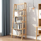 Modern Style Bookcase Rubber Wood Open Back Ladder Bookshelf for Home Office Clearhalo 'Bookcases' 'furn' 'furn_bookcases' 'Furniture' 'Office Furniture' 1200x1200_9d446539-711d-448a-97b4-316962be6254