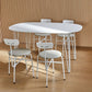 Sintered Stone Modern White Table for Restaurant Oval Dining Table with 4 Legs Clearhalo ' dining_table' 'Dining Tables & Seating' 'Dining Tables' 'furn' 'furn_dining_table' 'Furniture' 'furniture_dining_table' 'Kitchen & Dining Furniture' 'kitchen&dining_furn' 'kitchen' 'kitchen_dining_table' 1200x1200_9d4535de-ab5d-4186-a8eb-755ef11fd0e5