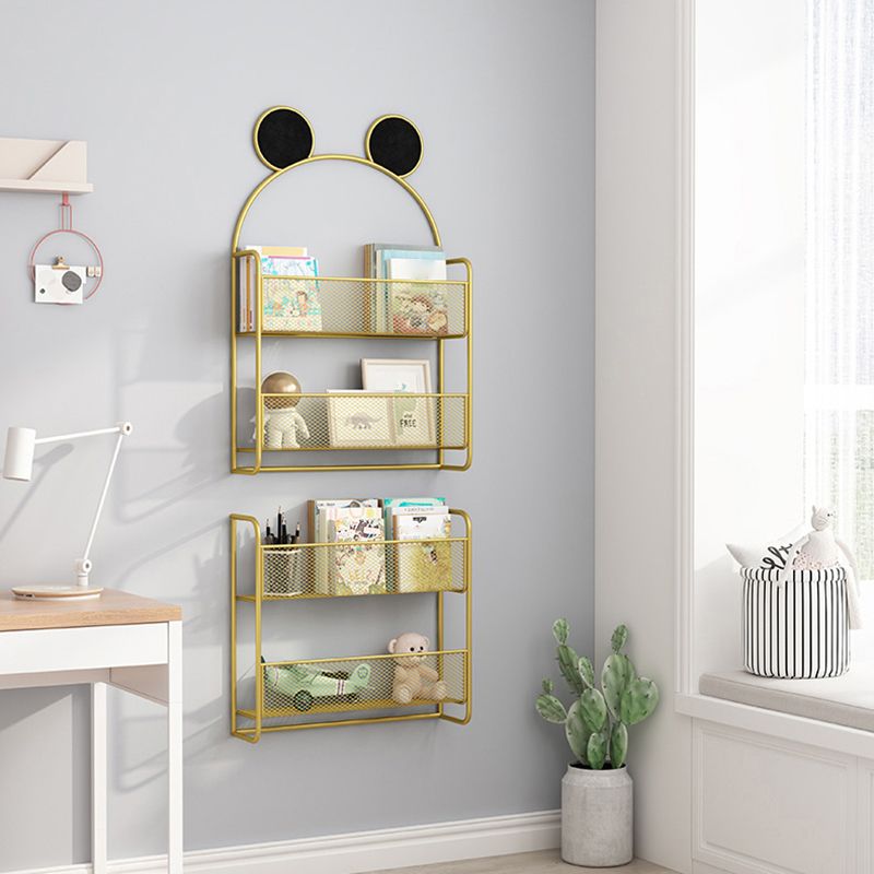 Wall Mounted Bookcase Glam Style Bookshelf for Home Office and Study Room Clearhalo 'Bookcases' 'furn' 'furn_bookcases' 'Furniture' 'furniture_bookcases' 'kitchen' 'kitchen_bookcases' 'Living Room Furniture' 'Office Furniture' 1200x1200_9d47b7da-c383-460b-8e01-4348d6b1f335