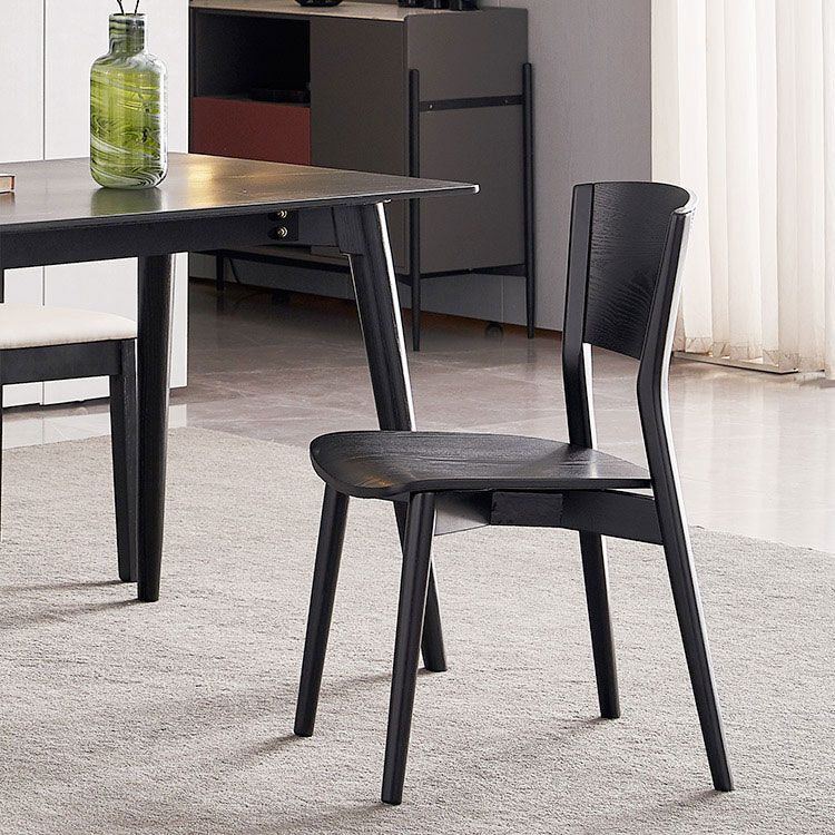 Contemporary Wood Side Dining Chairs Armless Open Back Dining Side Chair for Home Use Clearhalo ' kitchen&dining_furn' 'Dining Chairs' 'Dining Tables & Seating' 'dining_chair' 'furn' 'furn_dining_chair' 'Furniture' 'furniture_dining_chair' 'Kitchen & Dining Furniture' 'kitchen' 1200x1200_9d49d16c-dac9-401d-98c4-179aa0ac2816