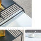 Mid-Century Modern Cocktail Table Metal Square Single Coffee Table