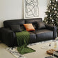 Black Genuine Leather Sofa Mid-Century Modern Square Arm Sofa Clearhalo 'furn' 'furn_sofas' 'Furniture' 'Living Room Furniture' 'Sofa' 'sofas' 1200x1200_9d4aecb2-6469-4a5e-b33d-76fd6dd3a4a5