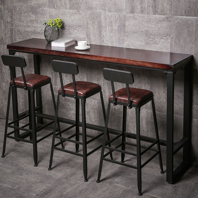 Wooden Square Seat Barstool Industrial Metal Counter Stool with Backrest Clearhalo 'Bar Furniture' 'Bar Stools' 'bar_stools' 'furn' 'furn_bar_stools' 'furniture_bar_stools' 'Kitchen & Dining Furniture' 'kitchen&dining_furn' 'kitchen' 'kitchen_furn' Furniture' 1200x1200_9d4c727a-b9e1-43a5-b27e-aa2510efb854