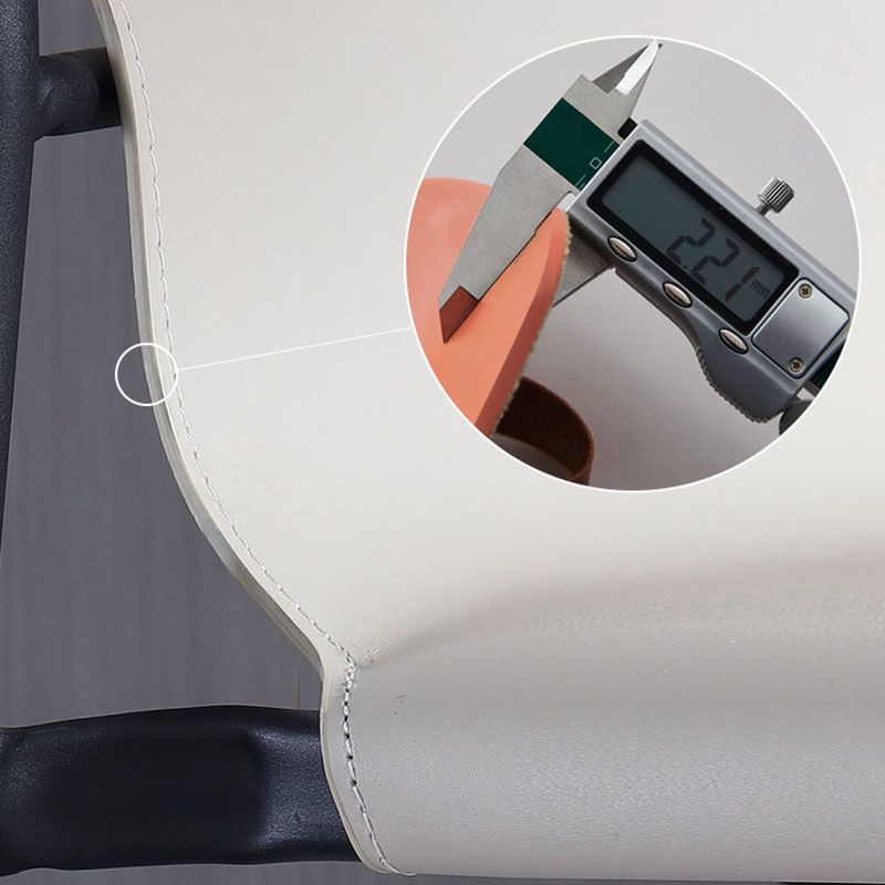 Industrial Design Leather Dining Side Armless Chairs Solid Back Chair Clearhalo ' kitchen&dining_furn' 'Dining Chairs' 'Dining Tables & Seating' 'dining_chair' 'furn' 'furn_dining_chair' 'Furniture' 'furniture_dining_chair' 'Kitchen & Dining Furniture' 'kitchen' 1200x1200_9d4d1426-c49c-4de7-95cd-1d488cd6d6ff