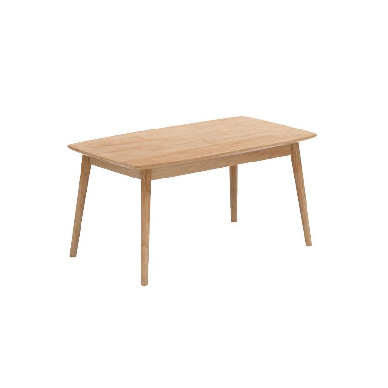 Table à manger en bois Nordic Glam Table rectangulaire à manger avec pieds en bois