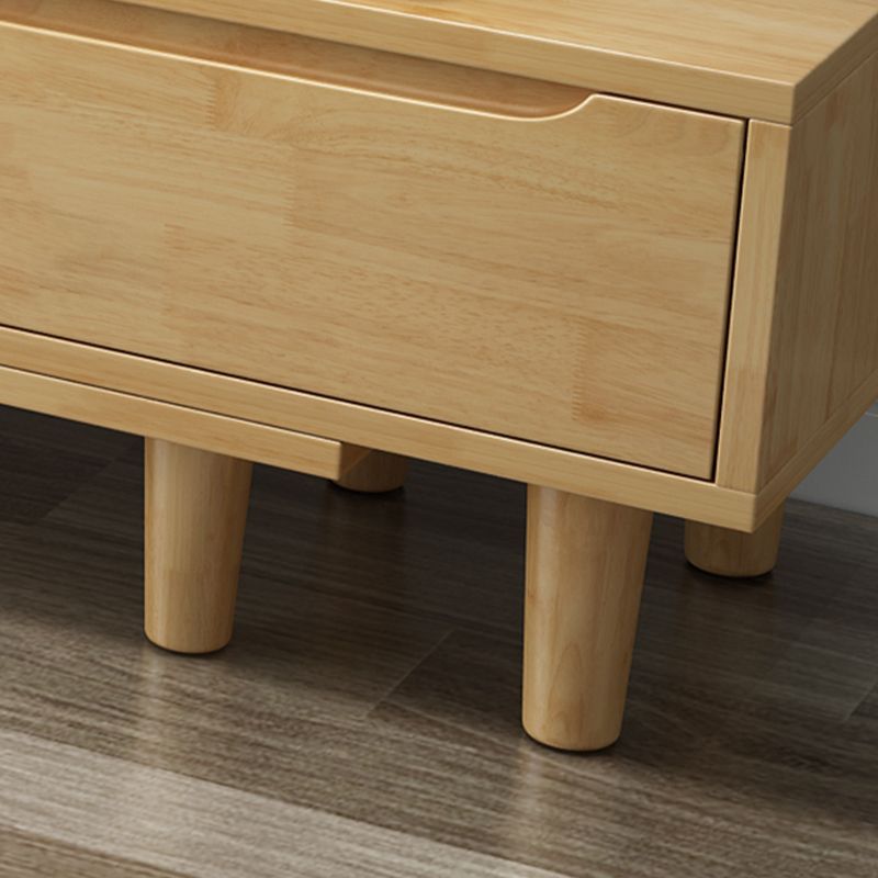 Rubber Wood Contemporary TV Console Open Storage Media Console Clearhalo 'furn' 'furn_tv_stands_entertainment_centers' 'Furniture' 'Living Room Furniture' 'TV Stands & Entertainment Centers' 'TV Stands & Media Storage Furniture' 'tv_stands_entertainment_centers' 1200x1200_9d53e756-3b63-45b4-9612-63574221a357