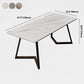 Double Pedestal Dining Table Industrial Style Stone Dining Room Collection for Indoor Clearhalo ' dining_table' 'Dining Tables & Seating' 'Dining Tables' 'furn' 'furn_dining_table' 'Furniture' 'furniture_dining_table' 'Kitchen & Dining Furniture' 'kitchen&dining_furn' 'kitchen' 'kitchen_dining_table' 1200x1200_9d547e26-137f-4310-baaf-de99c1b313b7