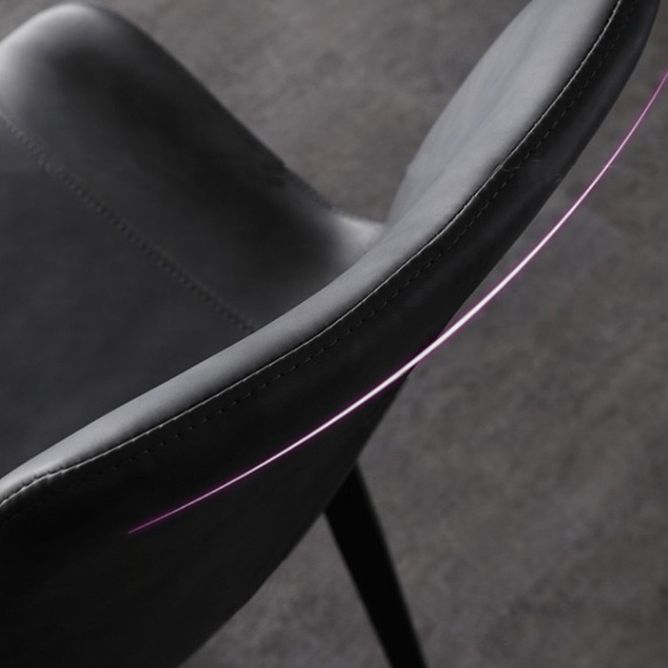 Contemporary Style Dining Chair Armless Kitchen Side Chairs with Metal Legs Clearhalo ' kitchen&dining_furn' 'Dining Chairs' 'Dining Tables & Seating' 'dining_chair' 'furn' 'furn_dining_chair' 'Furniture' 'furniture_dining_chair' 'Kitchen & Dining Furniture' 'kitchen' 1200x1200_9d55f3b6-ab17-42fd-a20d-8a57c252fea4