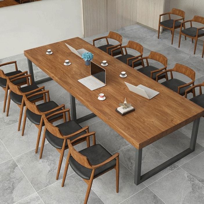 Bureau d'écriture en bois marron