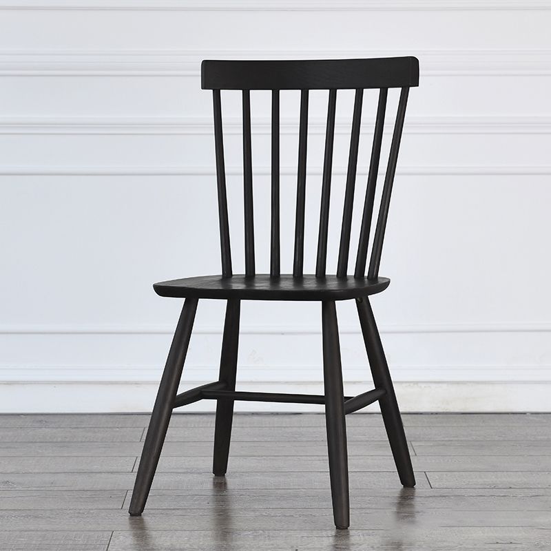 Minimalist Wood Side Dining Chairs Windsor Back Side Chair for Home Clearhalo 'Dining Chairs' 'Dining Tables & Seating' 'dining_chair' 'furn' 'furn_dining_chair' 'Furniture' 'furniture_dining_chair' 'Kitchen & Dining Furniture' 1200x1200_9d572b17-f26a-4073-b85d-6a828671766d