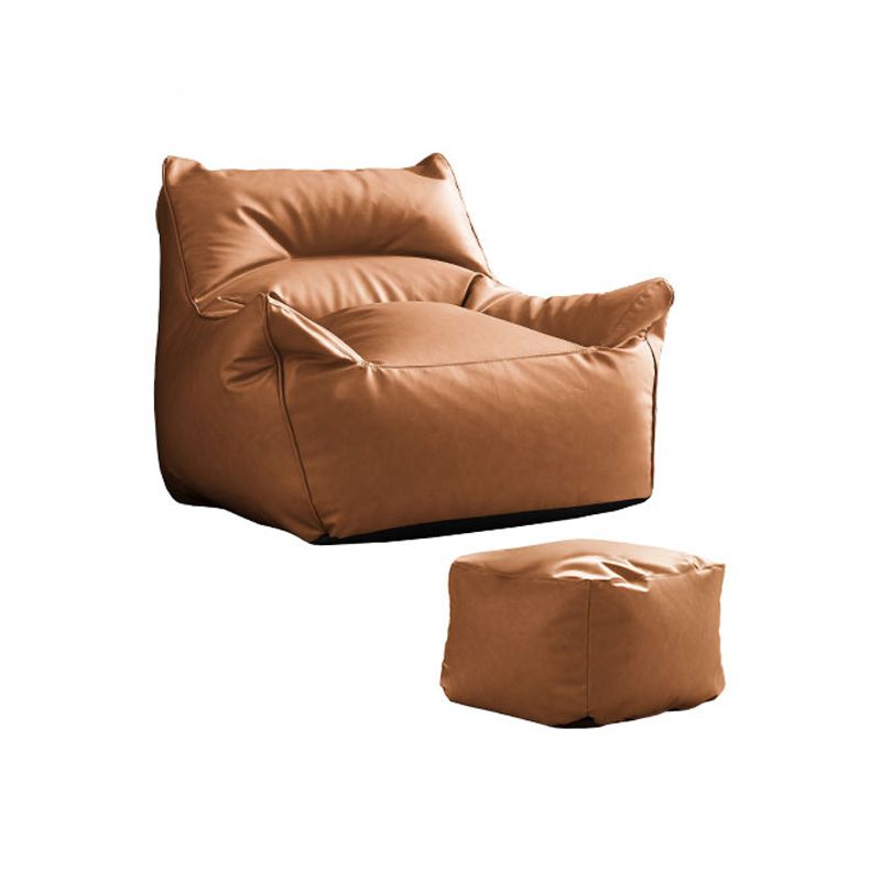 39.37"L x 35.43"W x 25.59"H Microfiber Accent Chair,Modern Flared Arms Chair