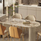 Stone Top Dining Table Contemporary Dining Table with Sled Base Clearhalo 'Dining Tables & Seating' 'Dining Tables' 'dining_table' 'furn' 'furn_dining_table' 'Furniture' 'furniture_dining_table' 'Kitchen & Dining Furniture' 'kitchen' 'kitchen_dining_table' 1200x1200_9d594c3c-df1f-4e21-afaf-d24352b84ac8