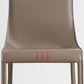 Designer Style Leather Dining Chair Matte Finish Parsons Dining Side Chair Clearhalo ' kitchen&dining_furn' 'Dining Chairs' 'Dining Tables & Seating' 'dining_chair' 'furn' 'furn_dining_chair' 'Furniture' 'furniture_dining_chair' 'Kitchen & Dining Furniture' 'kitchen' 1200x1200_9d5a5dc3-0897-4c7a-805b-9b97a43a1992