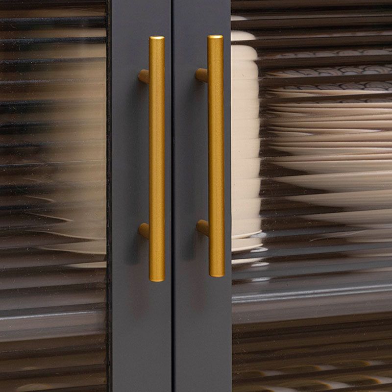 Glam Style Blue Storage Buffet Stand Bamboo Buffet Sideboard for Kitchen Clearhalo 'buffet_sideboard' 'Buffets & Sideboards' 'furn' 'furn_buffet_sideboard' 'Furniture' 'Kitchen & Dining Furniture' 1200x1200_9d5aaa01-7555-4290-aca3-2cdcbd2c8580