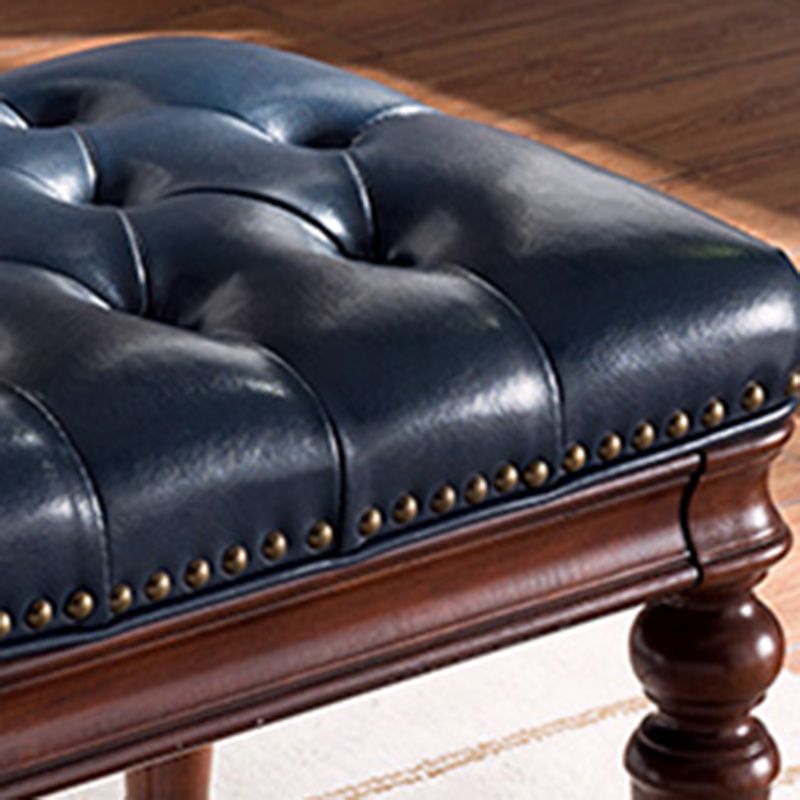 16.1" Wide Upholstered Seating Bench Traditional Entryway and Bedroom Bench with Cushioned Clearhalo 'Benches' 'Chairs & Seating' 'furn' 'furn_benches' 'Furniture' 'Living Room Furniture' 1200x1200_9d5b80dc-0a79-412d-9a32-f4bf51b80c40