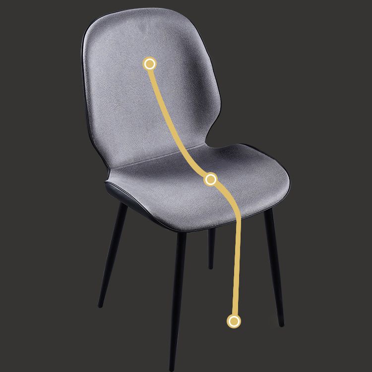 Scandinavian Conference Room Side Chair Matte Upholstered Finish Parsons Dining Chairs Clearhalo ' kitchen&dining_furn' 'Dining Chairs' 'Dining Tables & Seating' 'dining_chair' 'furn' 'furn_dining_chair' 'Furniture' 'furniture_dining_chair' 'Kitchen & Dining Furniture' 'kitchen' 1200x1200_9d5ca4e0-cb83-47e8-8881-109e29654278