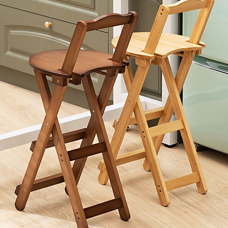 Sgabello in legno in stile moderno con bancone e sgabello da bar per soggiorno