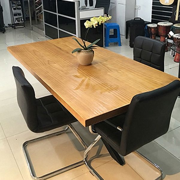 台座ベースの長方形のオフィステーブル工業事務所デスク