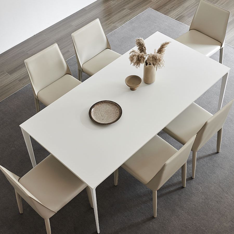 Modern Style Sintered Stone Dining Table Set 1/4/5/7 Pieces Dining Set for Home Clearhalo 'Dining Room Sets' 'Dining Tables & Seating' 'dining_room_set' 'furn' 'furn_dining_room_set' 'Furniture' 'furniture_dining_room_set' 'Kitchen & Dining Furniture' 1200x1200_9d5f2a6d-bb65-4cf9-a3d3-af7114debde7