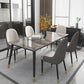 Glam 1/5/6/7 Pieces Dining Set Rectangular Dining Room Table Set Clearhalo 'Dining Room Sets' 'Dining Tables & Seating' 'dining_room_set' 'furn' 'furn_dining_room_set' 'Furniture' 'furniture_dining_room_set' 'Kitchen & Dining Furniture' 'kitchen&dining_furn' 'kitchen' 1200x1200_9d5fda69-3a8f-4931-b034-c873ed2a9312