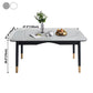 Traditional Luxury Dining Table Sintered Stone Table with 4 Black Legs for Dining Room Clearhalo ' dining_table' 'Dining Tables & Seating' 'Dining Tables' 'furn' 'furn_dining_table' 'Furniture' 'furniture_dining_table' 'Kitchen & Dining Furniture' 'kitchen&dining_furn' 'kitchen' 'kitchen_dining_table' 1200x1200_9d60a971-d779-446d-b17b-7f02e0f494a3