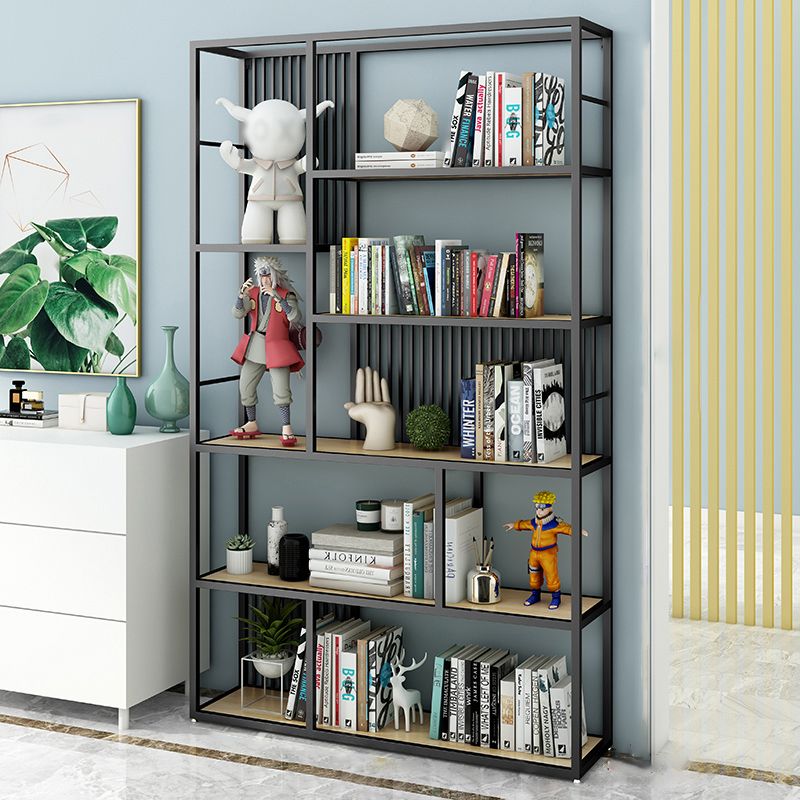 Open Back Shelf Bookcase Glam Style Bookcase for Office and Study Room Clearhalo 'Bookcases' 'furn' 'furn_bookcases' 'Furniture' 'furniture_bookcases' 'Office Furniture' 1200x1200_9d611294-c359-4142-b17e-1526bd8a756a