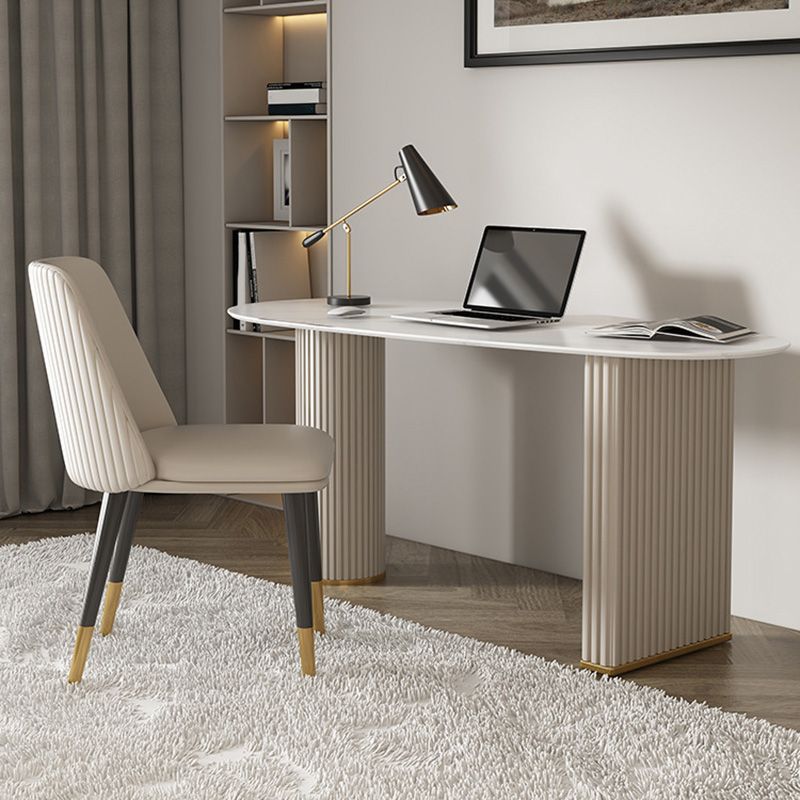 Contemporary Marble Secretary Desk for Office 23.6"W X 29.5"H Desk Clearhalo 'furn' 'furn_office_desk' 'Furniture' 'Office Desks' 'Office Furniture' 'office_desk' 1200x1200_9d62566b-4848-4ab9-aac9-319db254612d