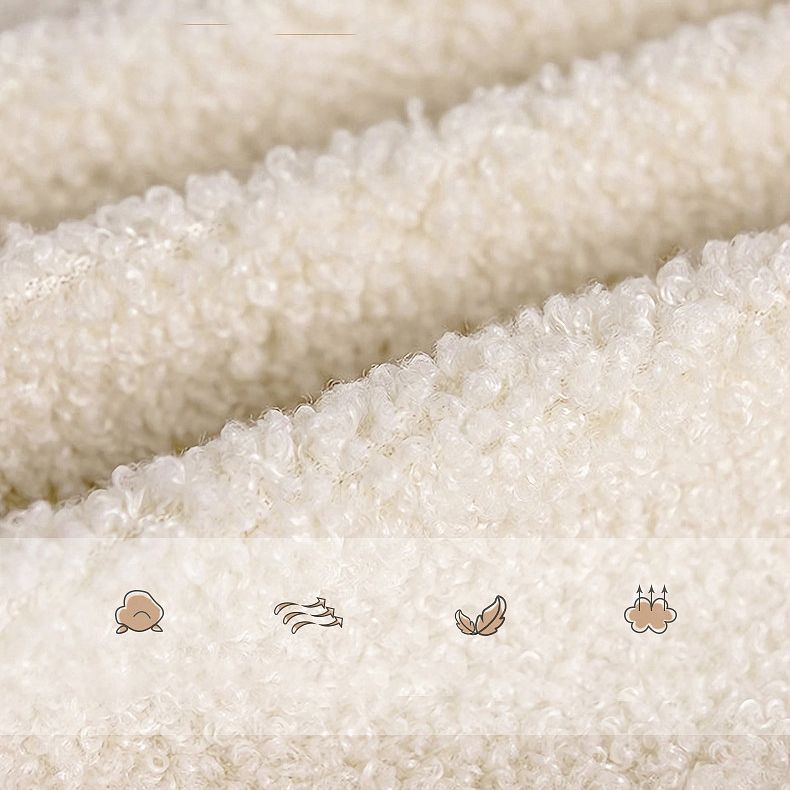 Canapé-lit convertible beige canapé de bras évasé moderne avec oreillers