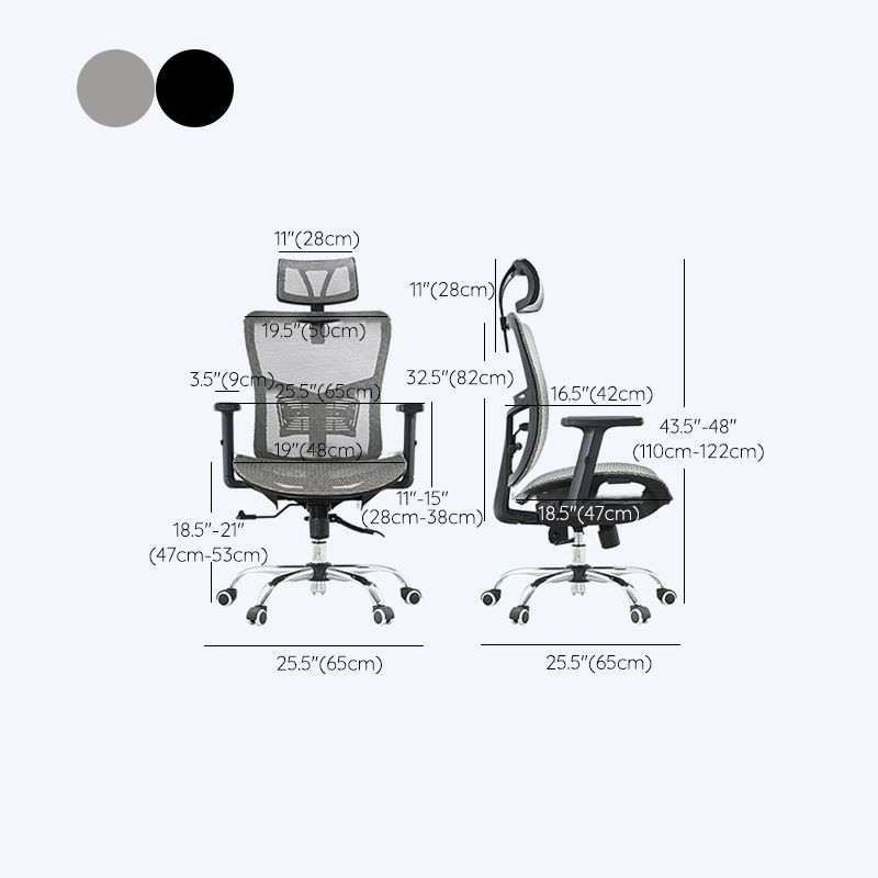 Silla de escritorio moderna Silla de computadora de malla Silla de conferencia con respaldo alto con ruedas