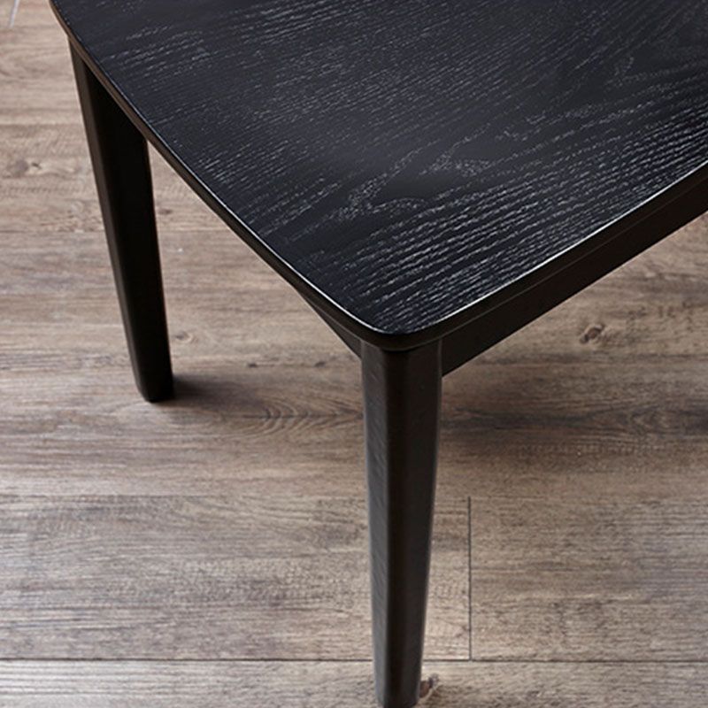 Wood Kitchen Dining Side Chair Ladder Back Side Chair in Black Clearhalo 'Dining Chairs' 'Dining Tables & Seating' 'dining_chair' 'furn' 'furn_dining_chair' 'Furniture' 'Kitchen & Dining Furniture' 1200x1200_9d63bae0-480b-48ac-9138-63990469c6a9