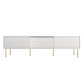Wooden Enclosed Storage TV Stand Luxury White TV Cabinet for Home Clearhalo 'furn' 'furn_tv_stands_entertainment_centers' 'Furniture' 'Living Room Furniture' 'TV Stands & Entertainment Centers' 'TV Stands & Media Storage Furniture' 'tv_stands_entertainment_centers' 1200x1200_9d64a738-a13c-42b6-8839-c3657cabcecf
