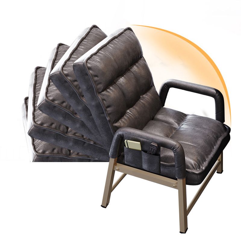 Contemporary Style Upholstered Side Chair Solid Back Arm Single Dining Chair for Home Use Clearhalo ' kitchen&dining_furn' 'Dining Chairs' 'Dining Tables & Seating' 'dining_chair' 'furn' 'furn_dining_chair' 'Furniture' 'furniture_dining_chair' 'Kitchen & Dining Furniture' 'kitchen' 1200x1200_9d69a0bb-af2f-49e8-b5e3-5e1fff0526a8