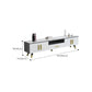 14" W Modern TV Media Stand Open Shelving TV Media Console with Drawers Clearhalo 'furn' 'furn_tv_stands_entertainment_centers' 'Furniture' 'Living Room Furniture' 'TV Stands & Entertainment Centers' 'TV Stands & Media Storage Furniture' 'tv_stands_entertainment_centers' 1200x1200_9d6a75f8-dd3c-4164-a515-db33fc31d1c4
