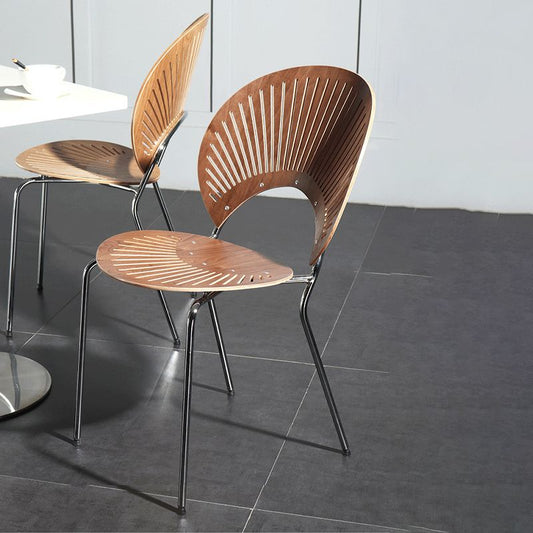 Metal Contemporary Style Kitchen Chair Open Back Side Dining Chairs Set Clearhalo ' kitchen&dining_furn' 'Dining Chairs' 'Dining Tables & Seating' 'dining_chair' 'furn' 'furn_dining_chair' 'Furniture' 'furniture_dining_chair' 'Kitchen & Dining Furniture' 'kitchen' 1200x1200_9d6b4db9-1d5a-4d1b-87fc-cb1c269b7658