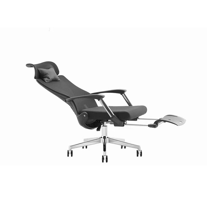 Modern Desk Chair Mesh Computer Chair Black Mid-Back Chair with Wheels Clearhalo 'furn' 'furn_office_chair' 'Furniture' 'Office Chairs' 'Office Furniture' 'office_chair' 1200x1200_9d6c31ba-4027-4989-b2ac-9bfe2aaa68a1