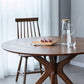 Contemporary Round Dining Table Pine Solid Wood Pedestal Table for Dining Room Kitchen Table Clearhalo ' dining_table' 'Dining Tables & Seating' 'Dining Tables' 'Furniture' 'furniture_dining_table' 'Kitchen & Dining Furniture' 'kitchen&dining_furn' 'kitchen' 'kitchen_dining_table' 1200x1200_9d6d52c3-88f2-4e66-939d-07209bccbaf1