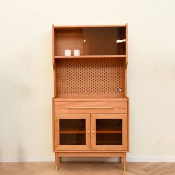 Server a buffet da pranzo in legno 1-catratore e server da cucina a 4 porte