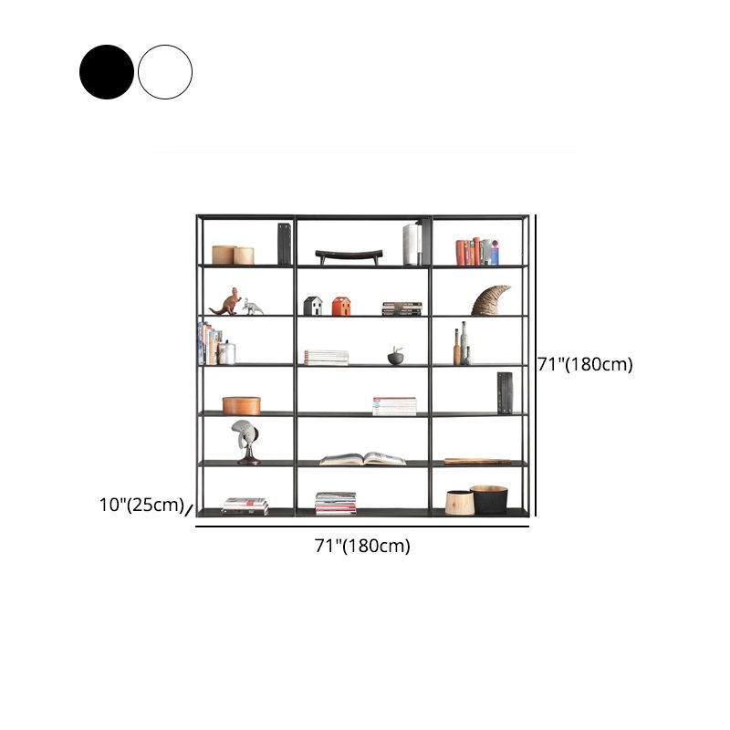 70.87"H Bookcase Open Back Contemporary Style Bookshelf for Home Office Clearhalo 'Bookcases' 'furn' 'furn_bookcases' 'Furniture' 'furniture_bookcases' 'Office Furniture' 1200x1200_9d70c4d6-f101-4699-8899-a9e76761dc92