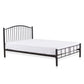 Contemporary Slat Bed Metal Black Open-Frame Bed with Custom Gold Legs Clearhalo 'Bedroom Furniture' 'Beds' 'furn' 'furn_beds' 'Furniture' 1200x1200_9d722f4f-f1ec-4d6e-9aed-992d63e5c053